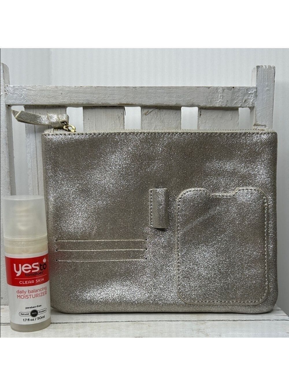 Anthropologie Bath & Body Set with Red and Silver Accents - Picture 4 of 6